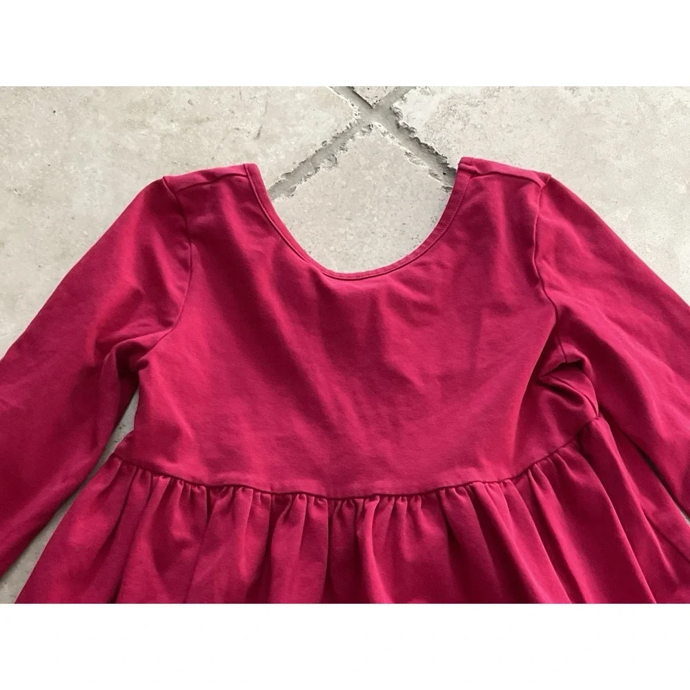 Matilda Jane Dress Red‎ Size 6 Ruffle Cotton Girls